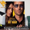 Hes Not A Killer But He Can Pretend Glen Powell And Adria Arjona Hit Man Poster Canvas