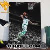 Highlight Jaylen Brown Boston Celtics In NBA Finals Poster Canvas