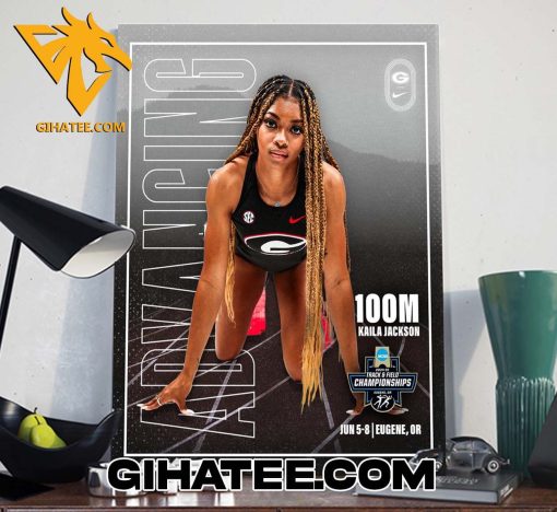 Kaila Jackson 100m Track And Field Championship 2024 Poster Canvas