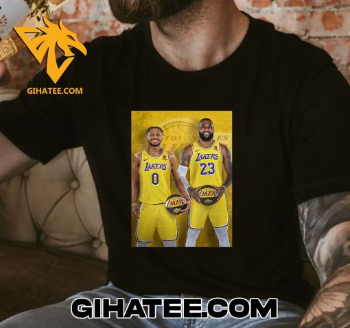 LAKERS TAKE BRONNY JAMES AT NO 55 IN THE 2024 DRAFT T-SHIRT