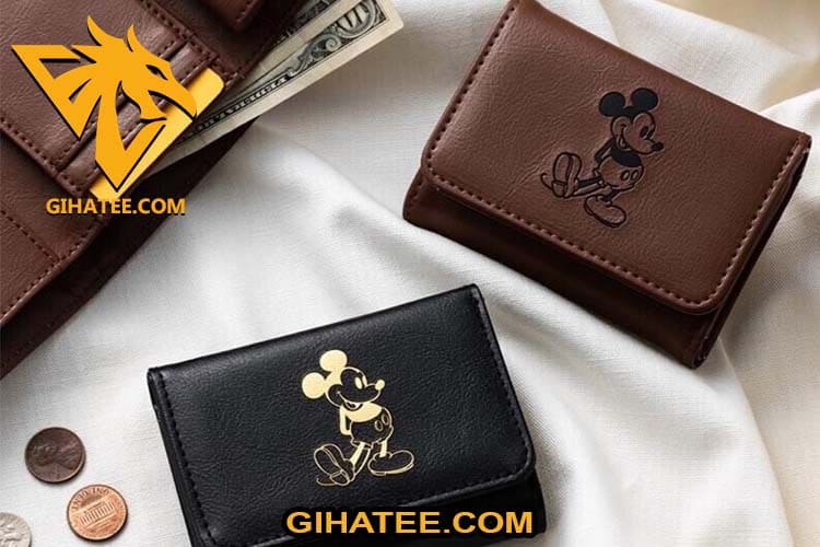 Mickey Mouse leather wallet Mickey Mouse gifts for him