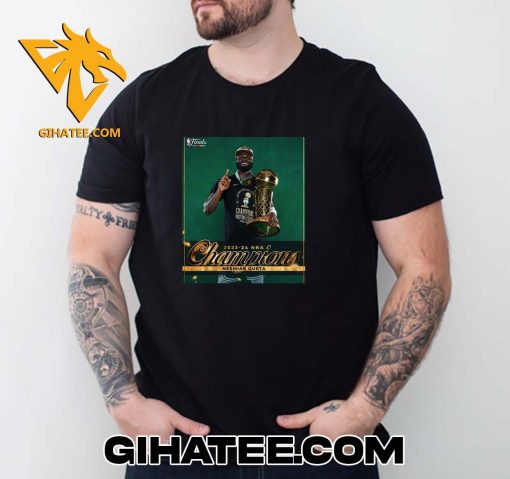 Neemias Queta Boston Celtics 2024 NBA Champions T-Shirt