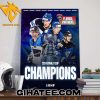 New Design Florida Panthers Stanley Cup Champions 2024 Poster Canvas