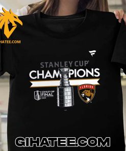 Official Florida Panthers 2024 Stanley Cup Champions Locker Room Unisex T-Shirt