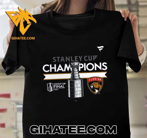 Official Florida Panthers 2024 Stanley Cup Champions Locker Room Unisex T-Shirt