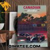 Official Mercedes-AMG PETRONAS F1 Team Canadian GP 2024 Poster Canvas