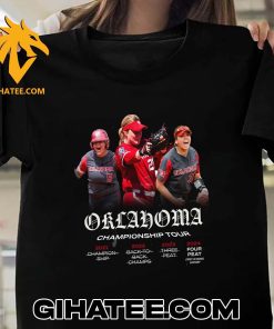 Oklahoma Sooners Softball Completes The First Four Peat In WCWS History T-Shirt