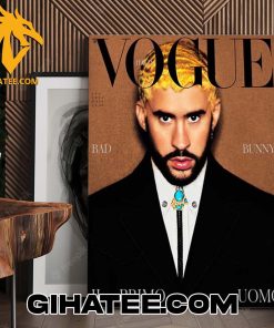 Quality Bad Bunny Graces The Cover Of Vogue Italia By Rafael Pavarotti Poster Canvas