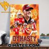 Quality Birmingham Stallions Dynasty UFL Champions 2022-2023-2024 Poster Canvas