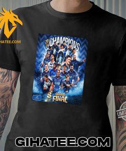 Quality Blues Team Super Rugby Pacific 2024 Champions Grand Final T-Shirt