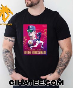 Quality Charlie Condon Is The First Player In Georgia Baseball History To Win The Golden Spikes Award T-Shirt