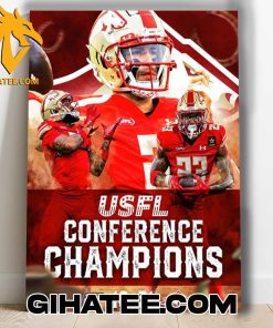 Quality Congrats Birmingham Stallions 2024 USFL Conference Champions Poster Canvas