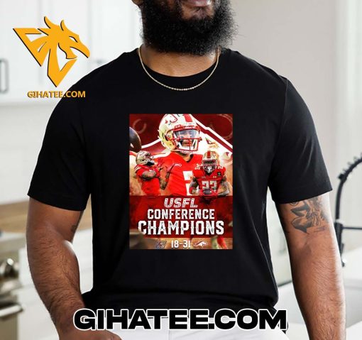 Quality Congrats Birmingham Stallions 2024 USFL Conference Champions T-Shirt