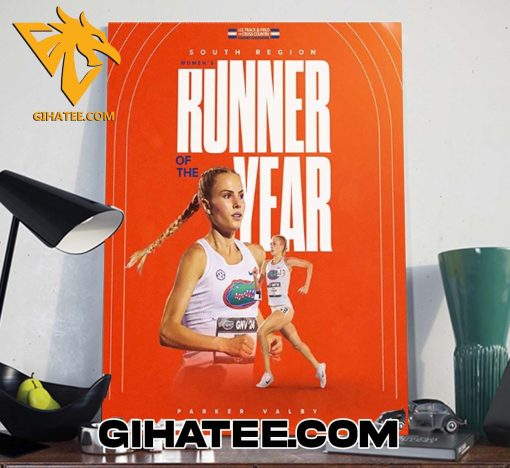 Quality Congrats Parker Valby On Being Named The USTFCCCA South Region Women’s Runner Of The Year For The 2024 Outdoor Season Poster Canvas