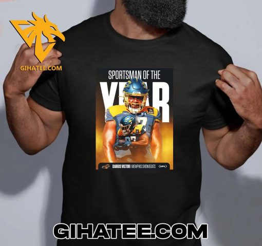 Quality Darius Victor Memphis Showboats Being Named The 2024 Sportman Of The Year T-Shirt