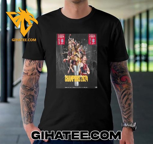 Quality Deutscher Meister 2024 FC Bayern Munich Basketball Champions 2024 T-Shirt