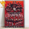 Quality Florida Panthers Are Back-To-Back Eastern Conference Champions 2024 Poster Canvas