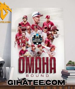 Quality Florida State Seminoles Baseball Road To Omaha Bound 2024 NCAA Men’s Baseball College World Series Poster Canvas