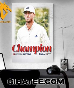 Quality Frederik Kjettrup Birdies 16 And 17 To Win The Beachlands Victoria Open In Just His Second Professional Start Poster Canvas