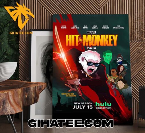 Quality Marvel Hit Monkey Season 2 Poster Canvas