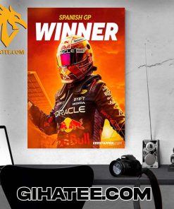 Quality Max Verstappen Winner The Spanish GP 2024 Poster Canvas