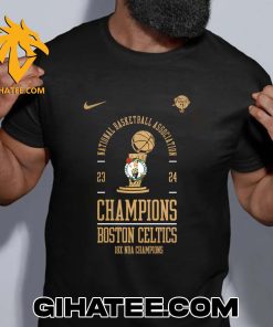 Quality Nike Boston Celtics 18-Time NBA Finals Champions Locker Room T-Shirt Gift For True Fans