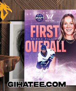 Quality Sarah Fillier Is The First Overall Pick In The 2024 PWHL Draft Poster Canvas