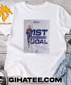 Quality Taylor Heise Score The First Franchise Goal Overall PWHL Draft Pick T-Shirt