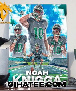 Quality Three-Star LB Noah Knigga Has Committed To Eastern Michigan University Poster Canvas