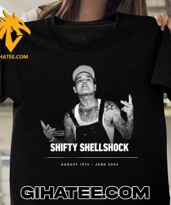 RIP Shifty Shellshock the Crazy Town frontman best known for Butterfly has died aged 49 T-Shirt