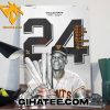 RIP to the GOAT Willie Mays 1931 – 2024 Thank You For The Memories Poster Canvas