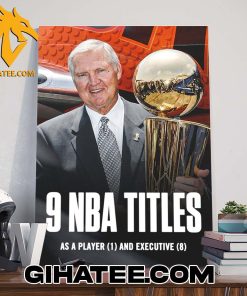 Rest In Peace Jerry West 1938 – 2024 Thank You For The Memories Poster Canvas