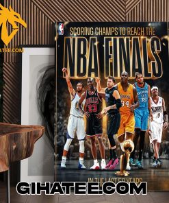Scoring Champs To Reach The NBA Finals In The Last 50 Years Poster Canvas