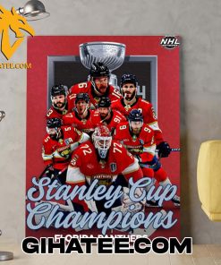 THE FLORIDA PANTHERS ARE YOUR STANLEY CUP CHAMPIONS POSTER CANVAS