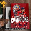 The Cup Resides In Sunrise Florida Panthers Stanley Cup Champions Poster Canvas