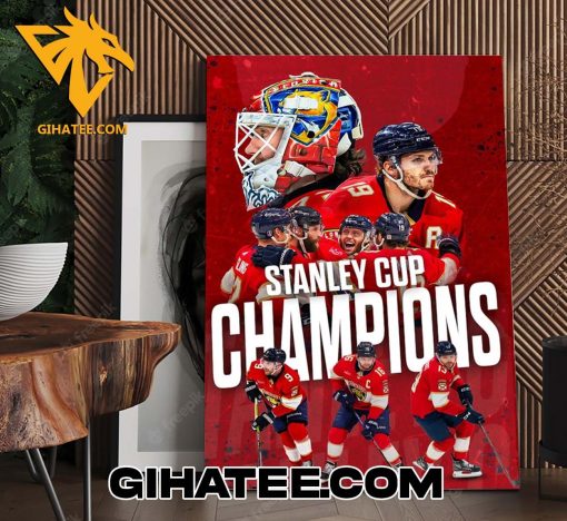 The Cup Resides In Sunrise Florida Panthers Stanley Cup Champions Poster Canvas