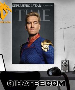 Time Magazine Superhero Of The Year Homelander Poster Canvas