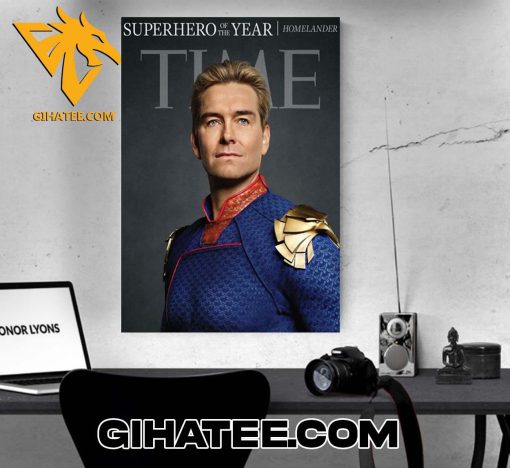 Time Magazine Superhero Of The Year Homelander Poster Canvas