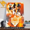 Welcome To 2024 Mens College World Series Champions Tennessee Volunteers Poster Canvas