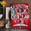 Welcome To Paris Plympics 2024 USA Basketball Womens National Team Poster Canvas