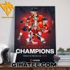 Welcome To Stanley Cup Champions 2024 Florida Panthers Poster Canvas