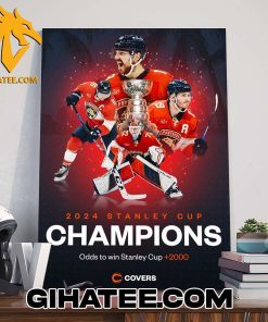 Welcome To Stanley Cup Champions 2024 Florida Panthers Poster Canvas