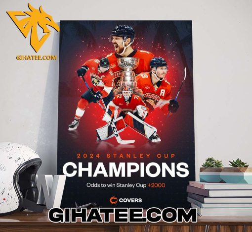 Welcome To Stanley Cup Champions 2024 Florida Panthers Poster Canvas