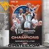 Welcome To WNBA Commissioners Cup Champions 2024 Minnesota Lynx Poster Canvas