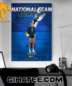 Welcome To Womens Collegiate National Team Allison Jacobs Poster Canvas