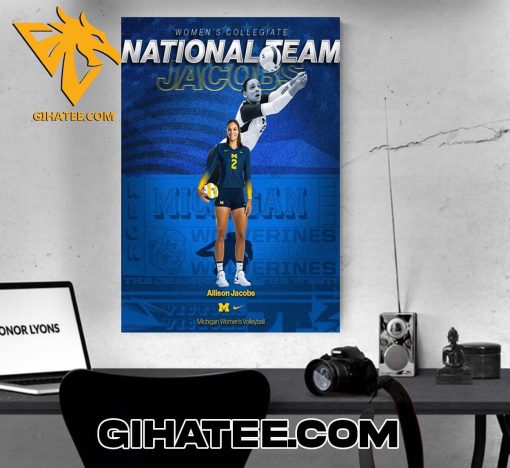 Welcome To Womens Collegiate National Team Allison Jacobs Poster Canvas