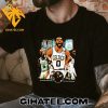 Jayson Tatum Wearing Boston Celtics Team 2024 Champions T-Shirt