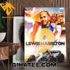 Lewis Hamilton Most Wins At A Single Circuit British GP 2024 Poster Canvas